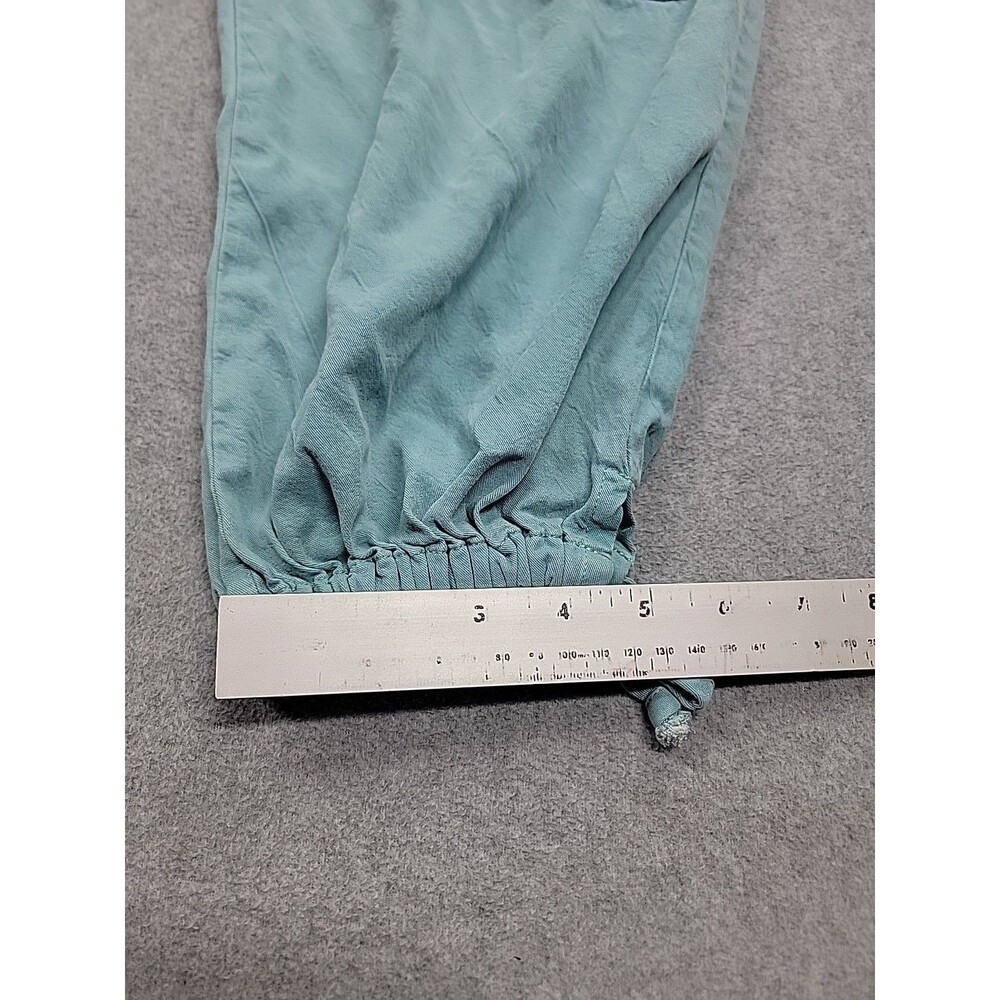 Tianello Joggers Womens XS Green Tencel Rayon Lightweight Baggy Spring Casual - Picture 4 of 15